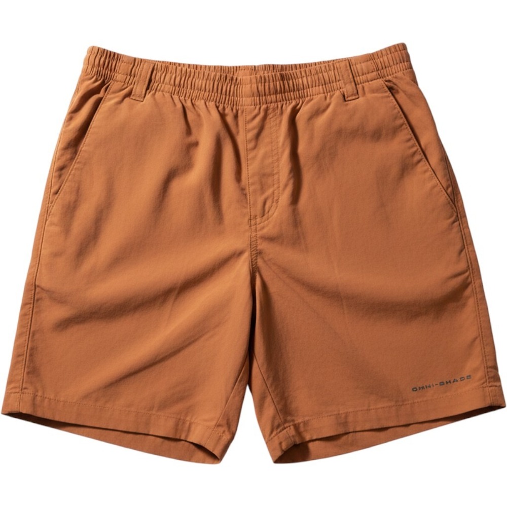 Columbia Omni-Shade Burnt Orange Mesh Lined Outdoor Hiking Swim Shorts Boys L